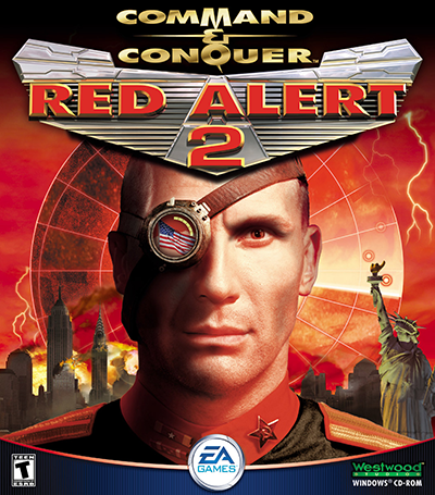 Command & Conquer: Red Alert 2 North American Boxart