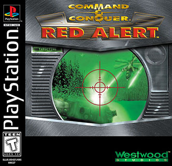 Red Alert North American PlayStation Caseart