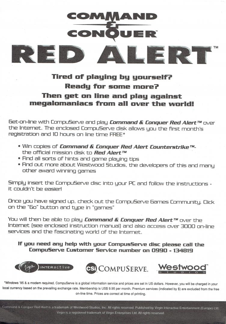 red alert 1 tips